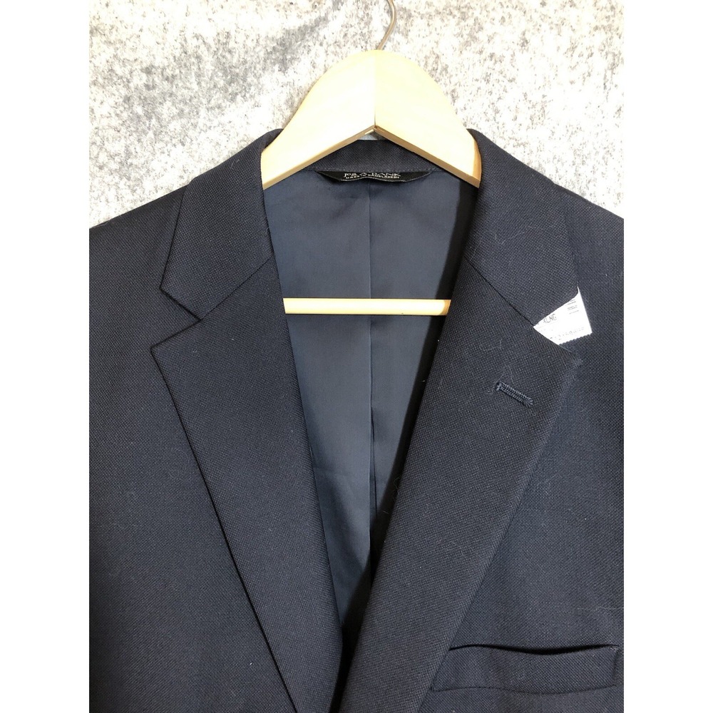 Jos. A. Bank Blazer 44L Blue Wool Suit Coat Jacket Travelers‎ Business w Tags